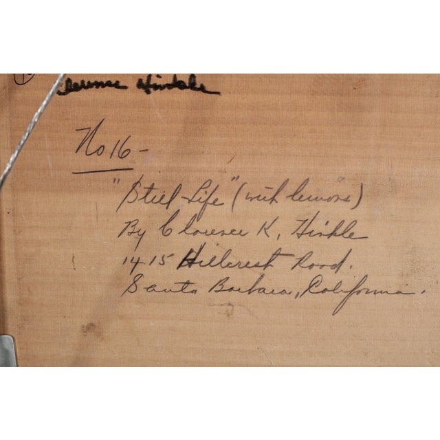 Still Life Painting by Clarence Hinkle (1890-1960) For Sale - Image 14 of 14