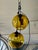 Amber Amber Smoked Glass Globe Pendant Lights - a Pair For Sale - Image 8 of 8