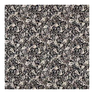 Morris & Co. Clover & Vine Weave Fabric in Forest For Sale