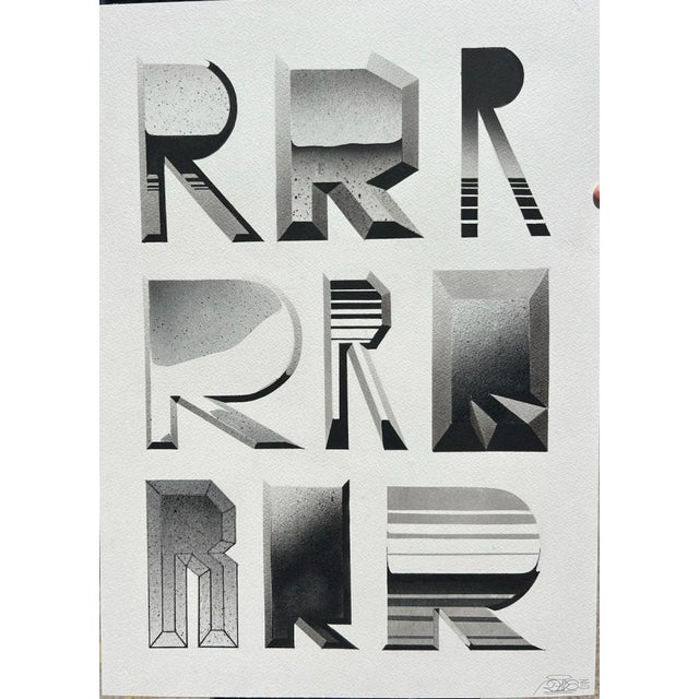 Plastic Roids (Msk), Study 1 (R), 2013, Pencil on Paper For Sale - Image 7 of 7