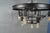 Metal Modern Black Iron Spanish Tuscan Farmhouse Style 11 Light Chandelier For Sale - Image 7 of 12