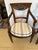 Traditional Italian Regency Walnut Armchairs With Caned Seats -a Pair For Sale - Image 3 of 14