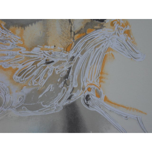 Salvador DALI (1904-1989) Pegasus Color lithograph Signed in the plate On Arches vellum, 56 x 36 cm Authenticated by the...