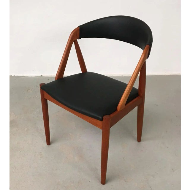 Vintage Teak Dining Chairs by Kai Kristiansen for Andersen Møbelfabrik, Customizable Reupholstery, 1960s, Set of 8 For Sale - Image 9 of 10