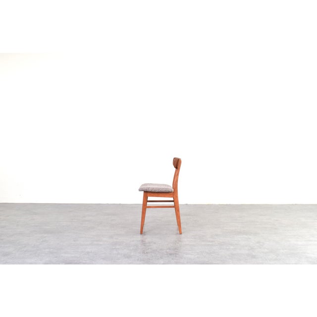 Mid-Century Danish Teak and Wool Dining Chairs from Farstrup, 1960s, Set of 4 For Sale - Image 6 of 13
