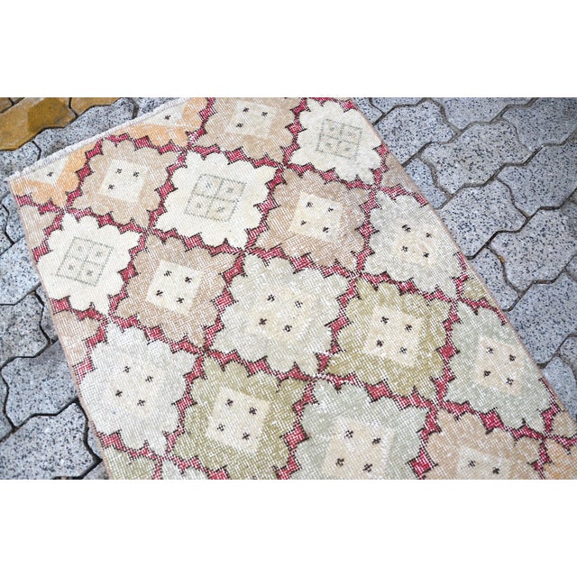 1960s Vintage Handmade Hallway Runner For Sale - Image 4 of 11