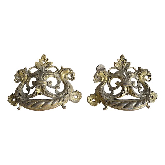 Empire Handles Bronze, 1840s, Set of 2 For Sale