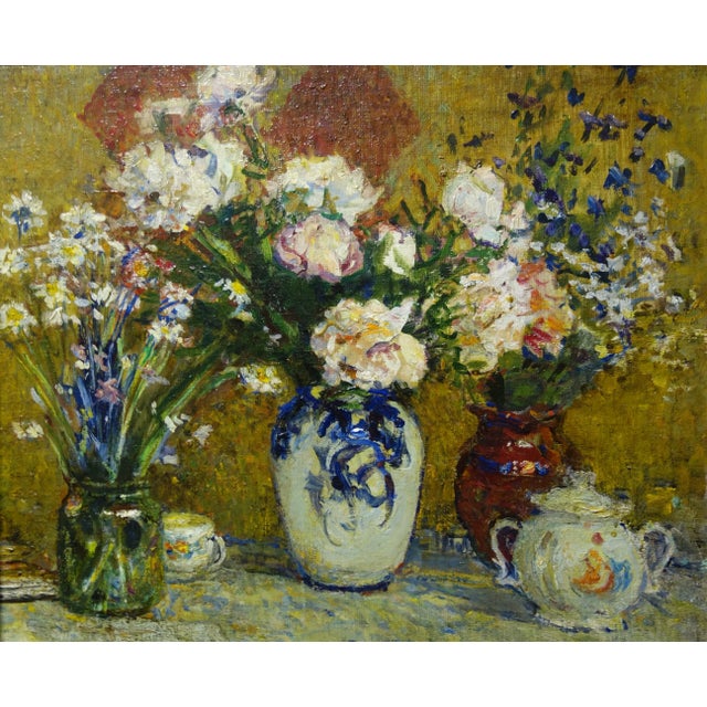 Nikolai Tulkounov, Flowers, 1970 For Sale - Image 8 of 8