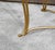 Small Golden Wrought Iron and Glass Table in the style of Drouet Spirit, 1970s For Sale - Image 10 of 17