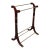 Bombay Company Brass & Mahogany Quilt Rack or Towel Stand For Sale