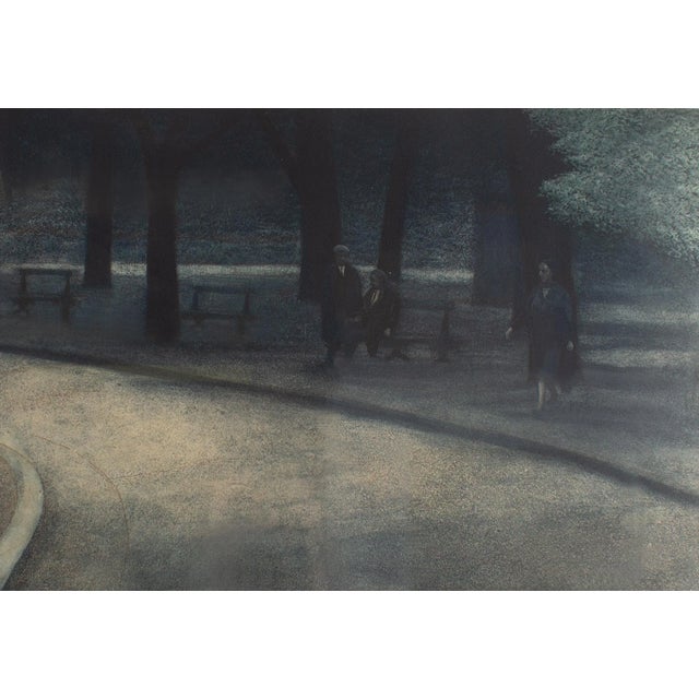 Printmaking Materials “Passante Ii” Limited Edition Aquatint Etching by Harold Altman For Sale - Image 7 of 10