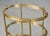 Hollywood Regency Style Small Three Tier Brass Trolley With Removable Trays For Sale - Image 10 of 12