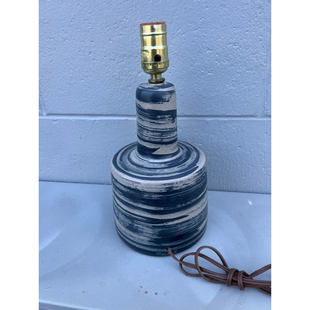 Mid-Century Modern Jane & Gordon Martz, Table Lamp, Ceramic, Marshal Studios, 1950s For Sale - Image 3 of 9