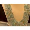 1000 Carat Natural Fine Aquamarine Bead Necklace, Four Strand in Metal Clasp For Sale - Image 16 of 18