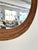 Mid-Century Italian Circular Rattan Wall Mirror in the style of Vivai Del Sud, 1960s For Sale - Image 9 of 16