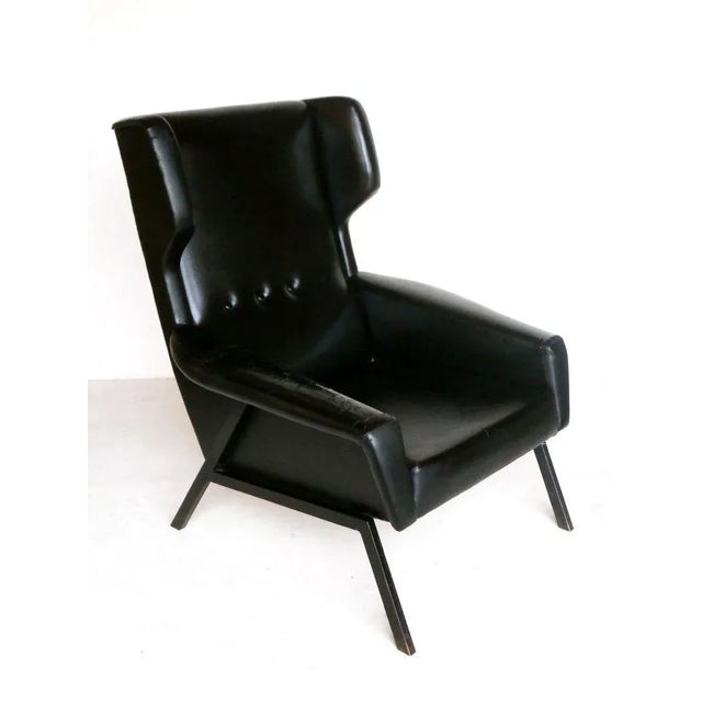 Mid-Century Italian Modern Armchair, 1950s For Sale - Image 10 of 10