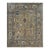 8'4" X 10' Serapi Heriz Design Carpet, Camel and Blue For Sale