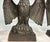 Pair of Vintage Solid Bronze Realistic Open Winged American Bald Eagle Bookends For Sale - Image 10 of 12