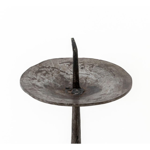 Arts & Crafts Arts & Crafts Wrought Metal 4-Branch Candelabra For Sale - Image 3 of 6