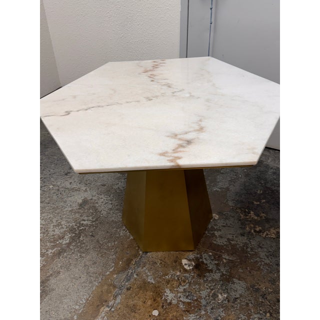 Stone Noir Furniture Demetria Dining Tables, Pair For Sale - Image 7 of 12