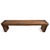 2020s Simple Farmhouse Salvaged Teak Bench W/Iron Details For Sale - Image 5 of 7