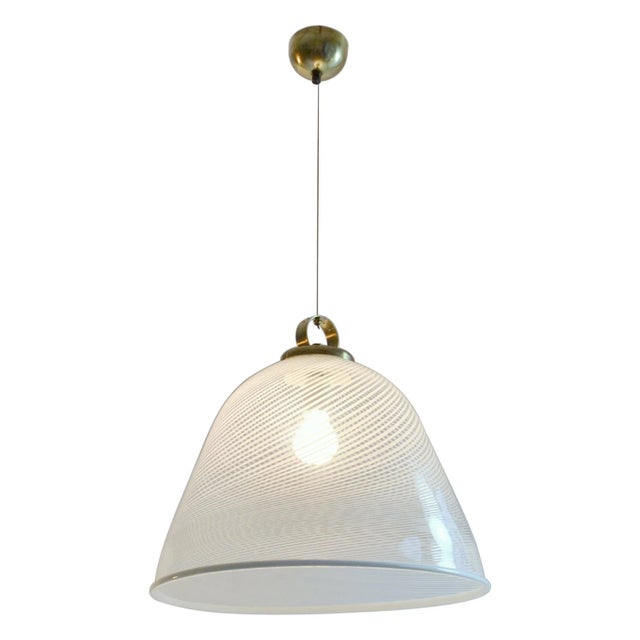 Large Glass Pendant Light from Vennini For Sale - Image 10 of 10