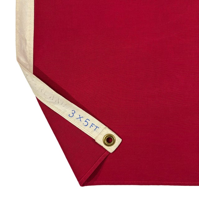 Mid 20th Century Vintage Cotton Sewn Flag of Switzerland For Sale - Image 5 of 7