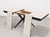 Black Atomic Mid Century Modern Ebonized Dining Table, C. 1950's For Sale - Image 8 of 11
