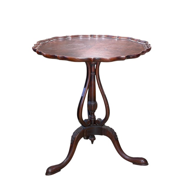 Vintage Georgian Style Tilt Top Table For Sale - Image 4 of 8