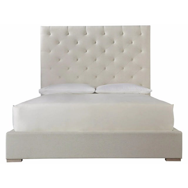 Modern Modern Charlow Bed King 66, Beige For Sale - Image 3 of 3
