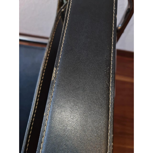 Black Wassily Club Chair by Marcel Breuer for Gavina, 1972 For Sale - Image 8 of 18