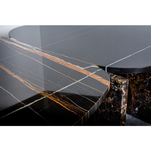 Trilithon Marble Coffee Table by Os and Oos For Sale - Image 10 of 16