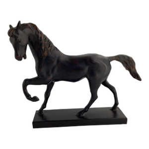Vintage Lightning Horse Bronze Sculpture by LeClerc, Austin Productions, Large