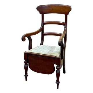 English Armchair in Mahogany For Sale
