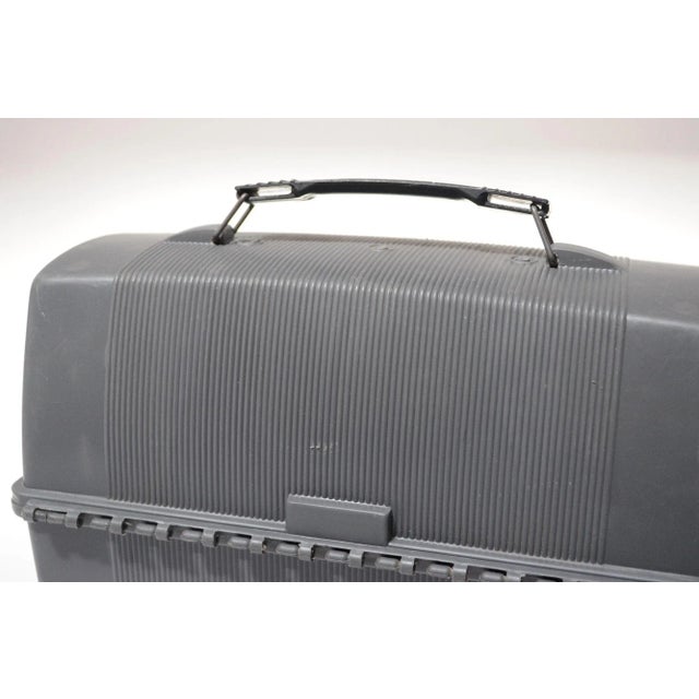 Vintage Thermos Brand Gray Plastic Work Lunch Box For Sale - Image 11 of 12