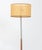 Penta Cherrywood and Woven Straw Floor Lamp, with original label. 62.25" H x 16" Diameter. Provenance: From a Vintage...