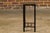 Louis Vuitton Leather Top Small Side Table with Custom Metal Base and Stretchers For Sale - Image 9 of 12