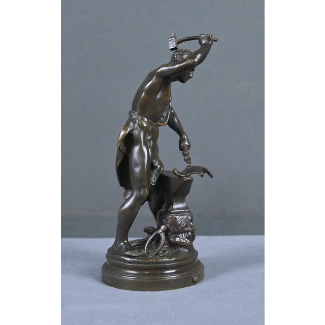 Gaudez, The Blacksmith, Late 19th Century, Bronze For Sale - Image 6 of 13