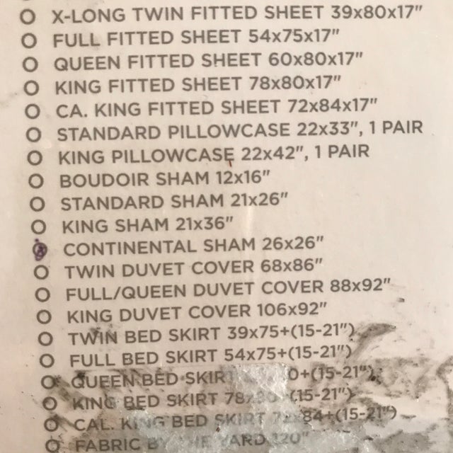 Sferra Celeste 3990 Ivory Continental Sham For Sale In New York - Image 6 of 8