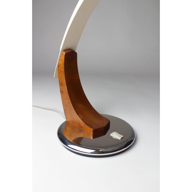 Tiburon Shark Desk Lamp by Luis Perez De La Oliva, Grin, Spain, 1960s For Sale - Image 11 of 13