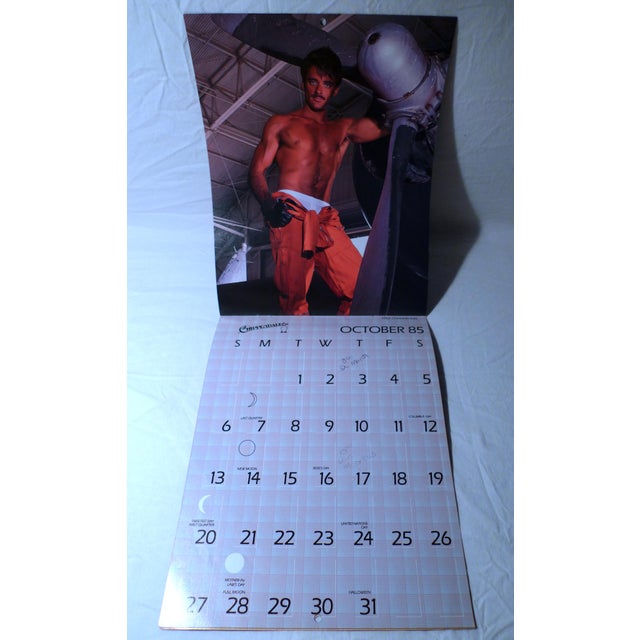 Chippendales 1985 Calendar Autographed by Dan Peterson Sam B Nick