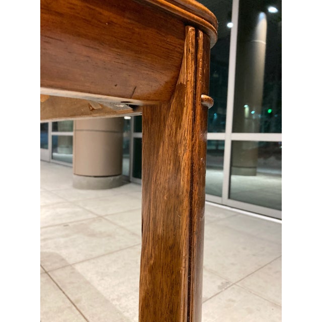 1980s “Portfolio” 9’ Extendable Chinoiserie Dining Table From Drexel For Sale - Image 10 of 13