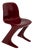 1968 Ernst Moeckl “Kangaroo” Z-Chair – GDR Panton-Style, High-Gloss Oxblood Red (Ral 3005. For Sale