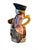 Rustic European Vintage Portuguese Faianças Santana Toby-Style Character Pitcher For Sale - Image 3 of 11