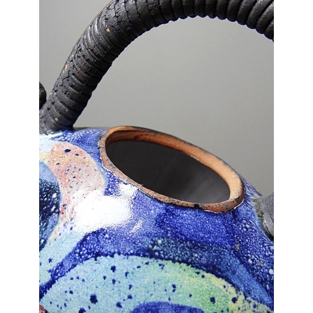 Terracotta Teapot in the style of David Constantine White, USA, 1950s-1970s For Sale - Image 14 of 17