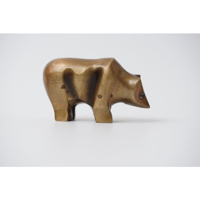 Gold Bull and Bear Stock Exchange Bronze According to Reinhard Dachlauer, 1980s, Set of 2 For Sale - Image 8 of 13