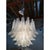 Beige Murano Glass Sputnik Chandelier with Clear Seghettata Italian Glass by Simoeng For Sale - Image 8 of 9