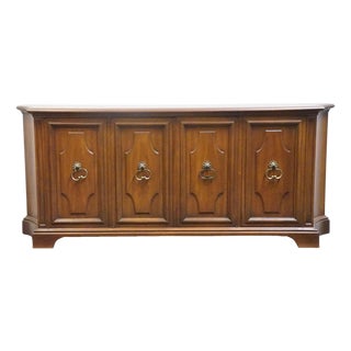 Heritage Furniture Solid Cherry Italian Neoclassical Style 76" Buffet Sideboard 14-352-30 For Sale