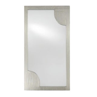 Currey & Co. Modern Silver Foil Wall Mirror For Sale