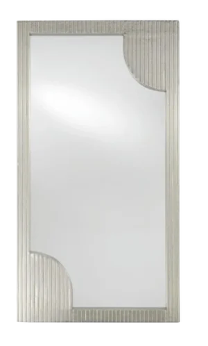 Currey & Co. Modern Silver Foil Wall Mirror